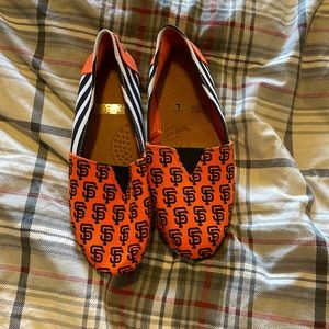 Brand new, SF giants slip on shoes, size L